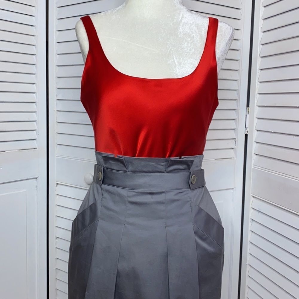 BCBG Maxazria Gray Skirt